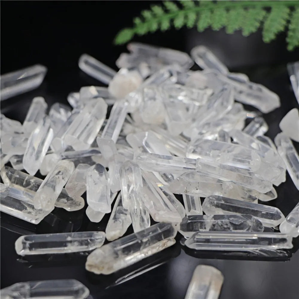 100% Natural Clear  Healing Quartz Crystal White Crystal   Wand Energy Stone Collectables DIY  Home Decor