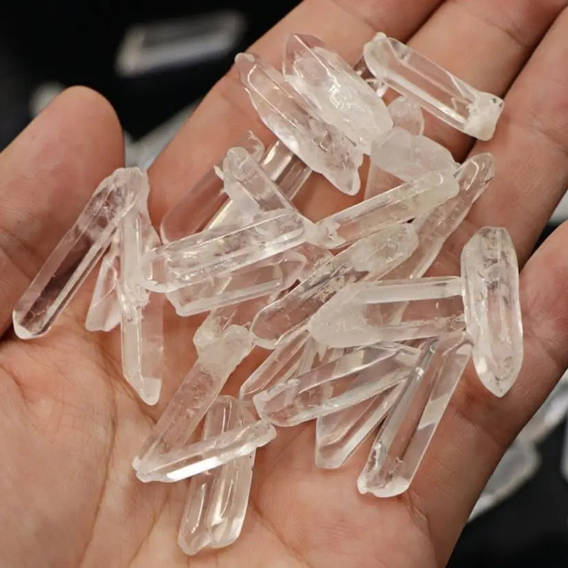 100% Natural Clear  Healing Quartz Crystal White Crystal   Wand Energy Stone Collectables DIY  Home Decor